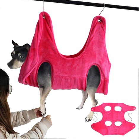 Filiyano – sac de rangement pour – Hamac pour animaux de compagnie (chien/chat) avec sac de rangement pour le toilettage. Pratique pour le bain, la (1/5)