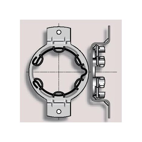 Support LT50 Omega - Entraxe 100 somfy (1/2)