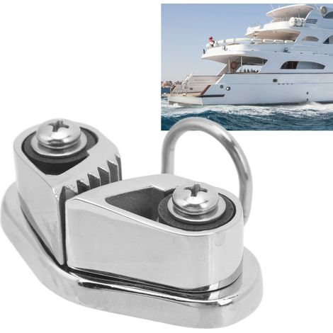 (Recommandé pour la vente avec le code produit 202308111513069) Guide-câble à anneau de serrage à came en acier inoxydable 316 marin pour cordes de 3 à 12 mm. (1/5)