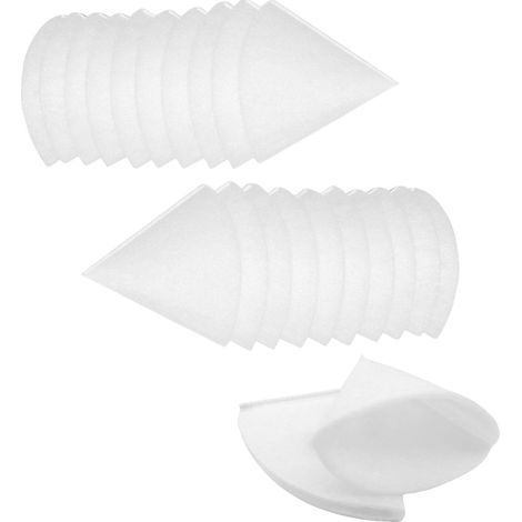 Packung mit 20 konischen Filtern DN 125, G4-Filtermatten, Lüftungssystem, 180 mm Länge, konischer Filter, Filtermatten für Lüftungssysteme, geeignet für alle Arten von (1/5)