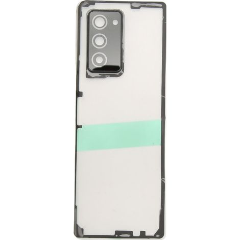 Coque arrière transparente en verre pour téléphone portable Galaxy Z Fold 2 5G F916 avec support pour objectif de caméra (1/5)