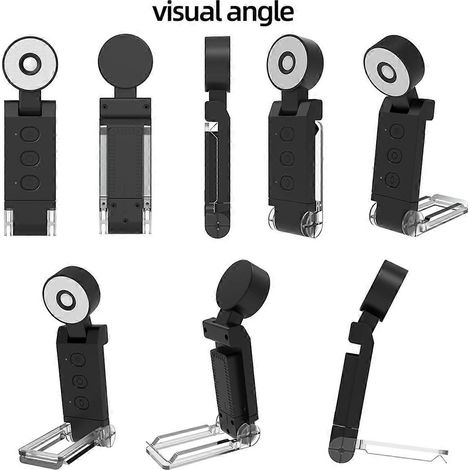 USB-Clip-on-Leselampe, faltbare schwarze LED-Leselampe (1/5)
