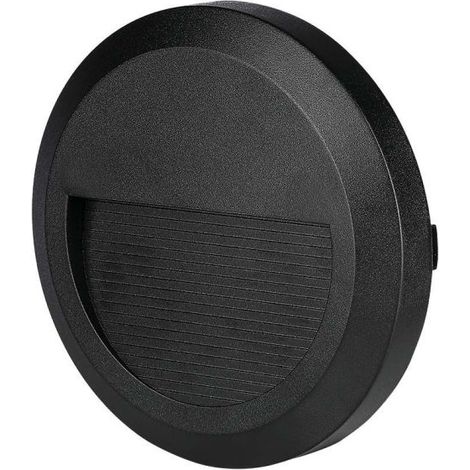 Lampe de marche ronde à LED V-TAC 2W 4000K IP65 Noir Montage plafond Réf. 211316 (1/5)