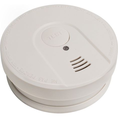 BEBUSINGOTO Rauchmelder, kabelgebundener Alarm mit Backup-Batterie, (1/5)