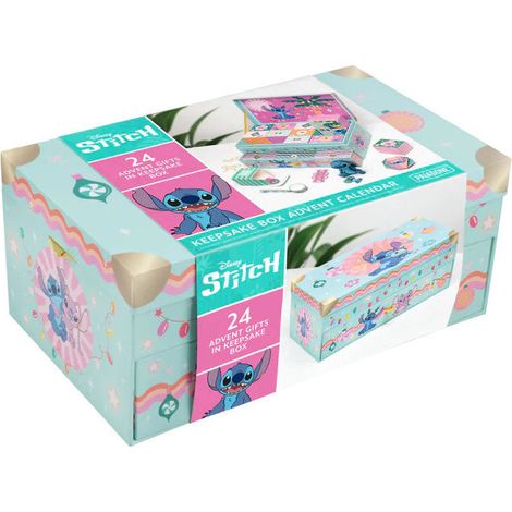 Paladone Products Calendario Dell'Avvento Disney Stitch Keepsake Box con 24 Sorprese
