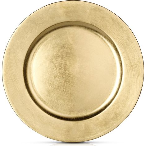 Dekoratives goldenes tischset 33 cm hochglanz