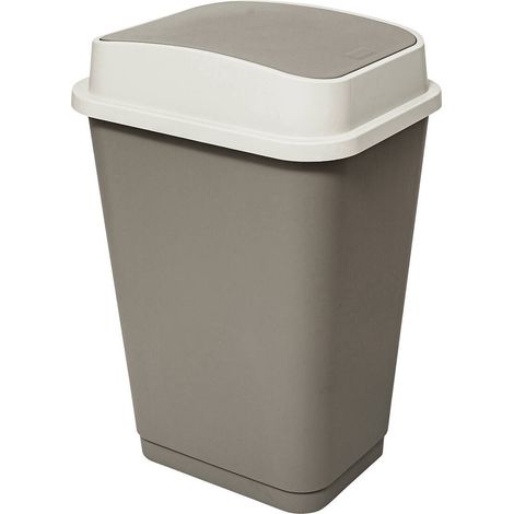 5Five Simply Smart – Poubelle sous évier 50l en polypropylène recyclé – Longueur 44cm – Largeur 33cm – Hauteur 60cm – Ouverture sans contact (1/4)
