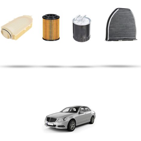 Kit tagliando 4 filtri compatibile con Mercedes Classe E (w212) 220 BlueTec 130kw dal 2015 (1/5)