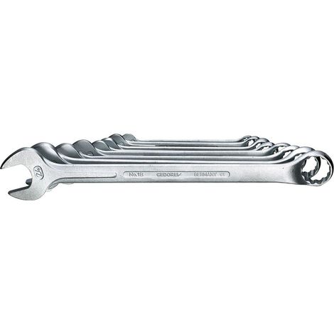 Set di chiavi a bussola 1 B-08 8 pezzi. SW 10-24 mm Forma B Acciaio CV