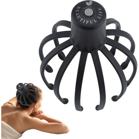 Massaggiatore elettrico per cuoio capelluto Massaggiatore elettrico intelligente per la testa - Massaggiatore portatile per cuoio capelluto, massaggiatore per cuoio capelluto a 360 gradi con 3 modali (1/5)