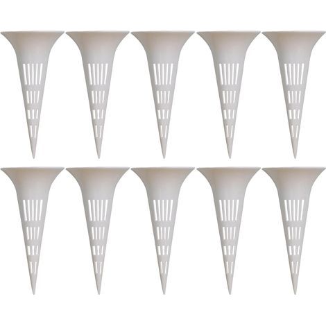 Lot de 10 piquets d'arrosage de Racines Multi-Trous Piquets d'eau pour, d'intérieur, orchidées avec Jardin, Cour, Balcon, terrasse, Utilisation en intérieur et en extérieur (1/5)