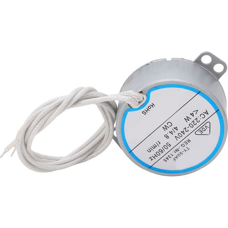 Flexibler elektrischer Synchronmotor aus Metall mit unidirektionaler Rechtsdrehung, AC 220–240 V, 2,5 R TY 50AF (1/5)