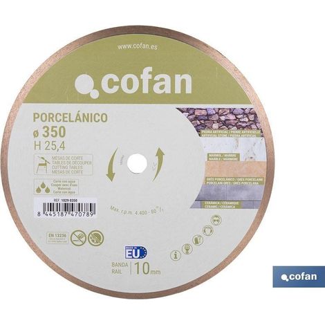 Disco porcelánico para máquinas de mesa 350mm - H25,4 (1/5)