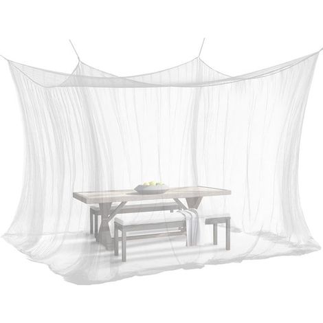 Solidchoice - Moustiquaire XXL 300x300x250 cm pour tente et caravane, protection efficace contre les insectes (1/5)