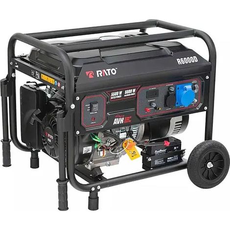 Generatore di corrente Rato R6000D-L2 6kW a benzina 420cc AVR avviamento elettrico (1/5)