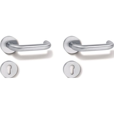 Peim Goor VA in acciaio inox MA GESCHL.TS 58.1-68.0mm PZ-PZ DIN SINISTRA / DESTRE HEWI (1/5)