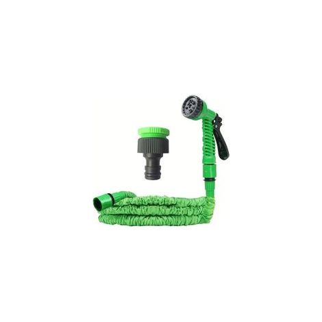 Tuyau d'arrosage extensible 30M – Flexible 7 modes de pulvérisation – Résistant à l'abrasion et aux fuites – Pour lavage de voiture - 100FT (1/5)