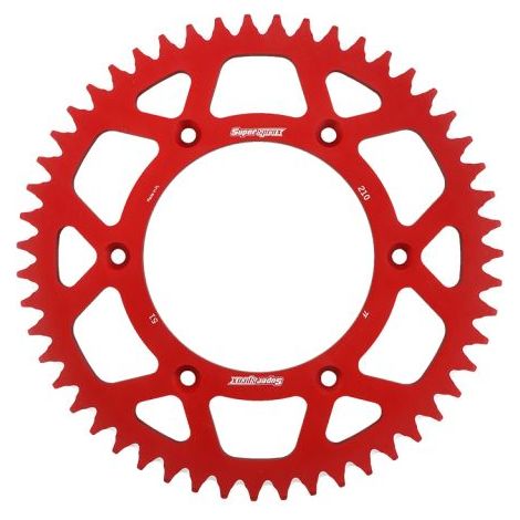 Couronne arrière Prox Honda CR/CRF 83-16 en aluminium rouge JTR210.51