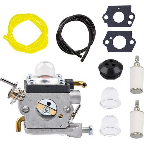 Carburateur avec joint, tuyau d'essence,pour Husqvarna 122HD45 122HD60 522HD60S 522HDR60S Jonsered HT2223T HT2218 Taille-haie remplace 596658301 523012401 (1/5)