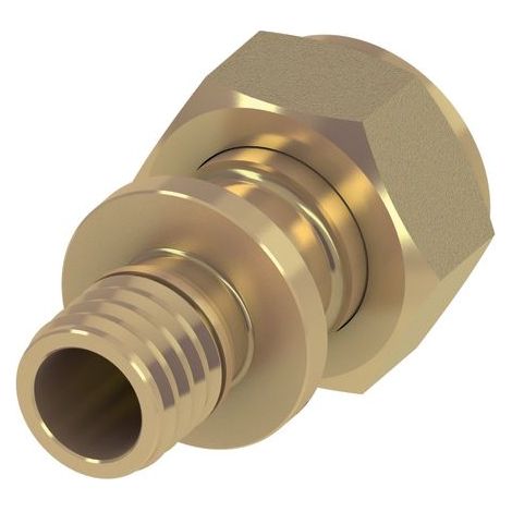 TECEflex Verschraubung, flachdichtend, Siliziumbronze, 717606 (1/2)