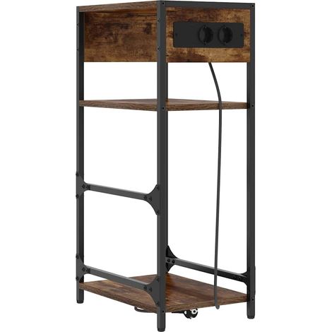 Maison Exclusive - Armadio da Notte Rovere fumé 40 x 27 x 76 cm Legno multistrato (1/5)