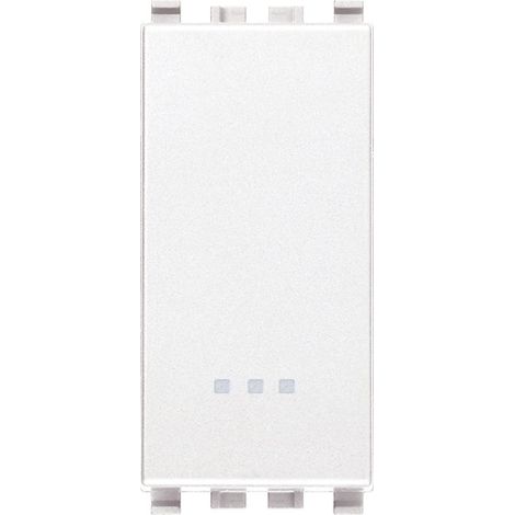 Pulsante 1P NO 10A Vimar Eikon bianco 20008.B (1/3)