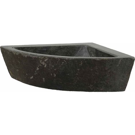 Lavabo Gris (38-45) x (38-45) x 12 cm Pierre de Rivière