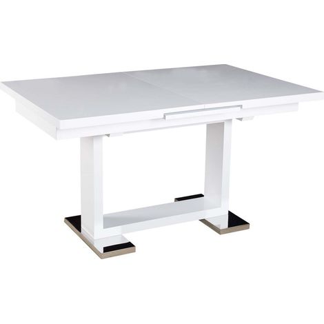Esstisch  Toda -140/180 x 90 x 77 cm-Weiß