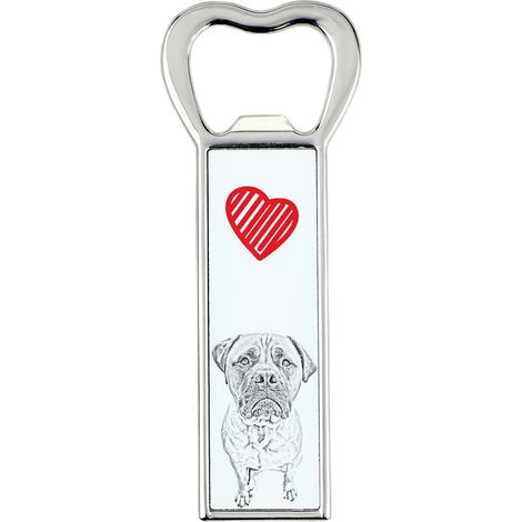 Bullmastiff, Bulmastiff: un abridor de botellas con forma de perro, un abridor de nevera personalizado, un regalo único para hombre de Art-Dog. (1/5)