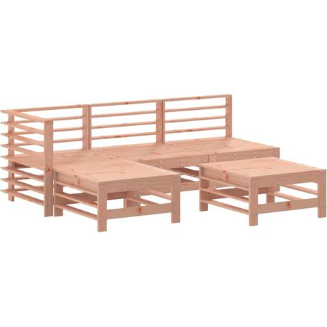 Maison Exclusive - 5-tlg. Garten-Lounge-Set Massivholz Douglasie (1/5)