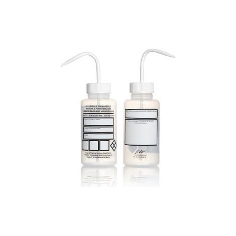 Bouteille de laboratoire RS PRO bouchon Blanc Non, 1L, en Polyéthylène basse densité, à Col Large ( Prix pour Paquet de 5 )