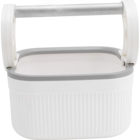 GARRYFIZH Support pour toilettes d'oiseaux avec seau, structure robuste en alliage d'aluminium, outil de table portable pour l'apprentissage de la propreté.