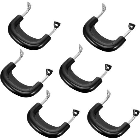 Lot de 6 poignées de casserole de rechange en acier inoxydable, petite taille (1/5)