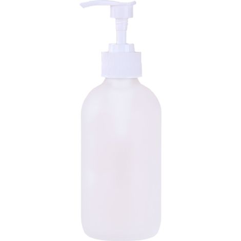 Nachfüllbarer Glas-Pumpspender 250 ml/500 ml, Schwarz/Weiß, 1 Stück (1/5)