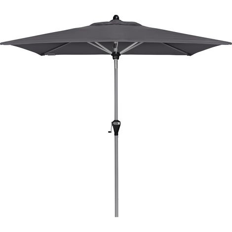 Doppler Sonnenschirm/ Kurbelschirm "Active Auto Tilt 210 x 140" mit Höhenverstellung, 210 x 140 cm, anthrazit, Bezug aus 100% Polyester, Stock aus Aluminium, Streben aus Stahl, 4,3 kg