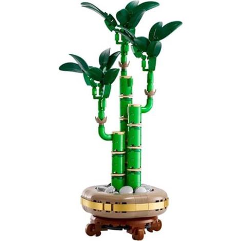 Kit De Construction Plante Artificielle - Bambou Décoratif En Blocs De Construction - Pour Adultes - Décoration Intérieure Bureau Maison - 1 Pièce (1/5)