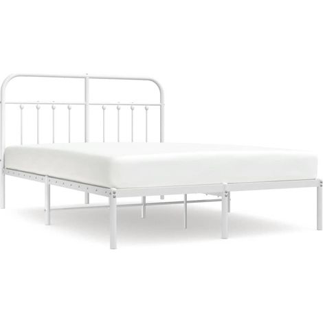 Maison Exclusive - Estructura cama sin colchón con cabecero metal (1/5)