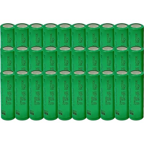 Batería de iones de litio, capacidad de 3000 mAh, voltaje de 3,7 V, 30 unidades, 3,7 V-d (1/2)