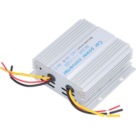 24V auf 12V Abwärtswandler aus Aluminiumlegierung, Gleichspannungsregler für GPS-Navigation, 240W 20A (1/5)