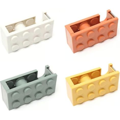 Lot de 4 porte-bandes de bureau mignons, porte-bandes 4 couleurs pour ruban d’emballage cadeau (1/5)