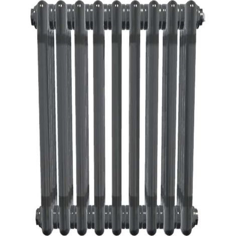 Bircham - Bare Metal Lacquer 4 Column Radiator H600mm  x W429mm