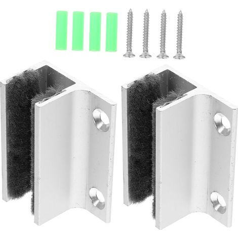 2 pcs guide de sol pour porte coulissante, alliage d'aluminium (1/5)