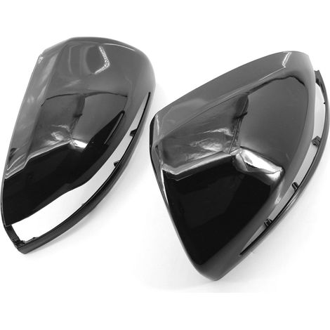 Parachoques de espejo lateral de ABS negro de 2 piezas para Mercedes-Benz W205 C205 V205 S205 2014-2020 (conducción a la izquierda) (1/4)