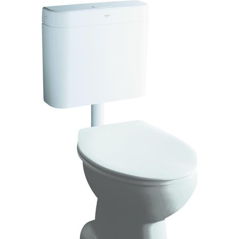 Tanque de inodoro Grohe 6-9 l simple AP blanco