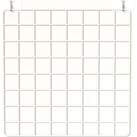 Metall-Wandgitter – Dekoratives Fotogitter für Wände – Wandorganizer-Gitter – Schwarz – 2er-Set (1/5)