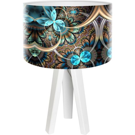 Lampe de chevet mandala foto-307 - Blanc (1/3)