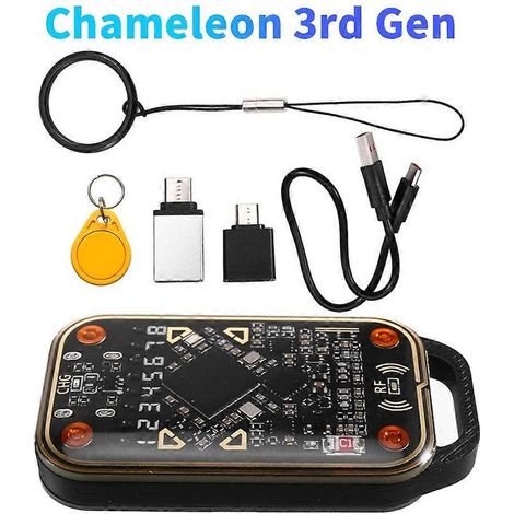 Chameleon Ultra V3.0 RFID-Smartcard-Emulator-Lesegerät (125 kHz, 13,56 MHz) mit ID-IC-Smartcard-Kopierer und NFC-Schreiber