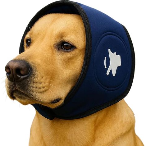 Protection auditive – Protection auditive, silencieux réglable pour chien, accessoire de couvre-chef avec rembourrage confortable, équipement pour animaux de compagnie, barrière acoustique pour les (1/5)