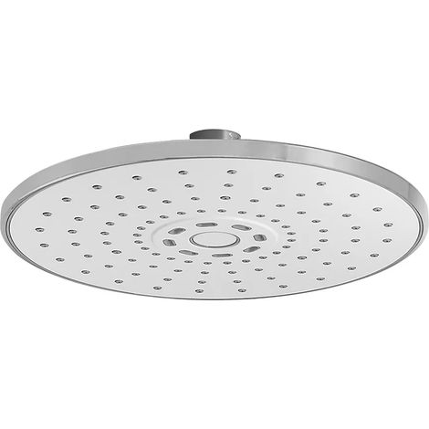 Soffione doccia tondo diametro 22 cm in ABS con finitura cromo (1/5)