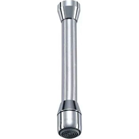 Aeratore con Prolunga Cromato da Cm 14 a Snodo Flessibile M22 x 1 NEO